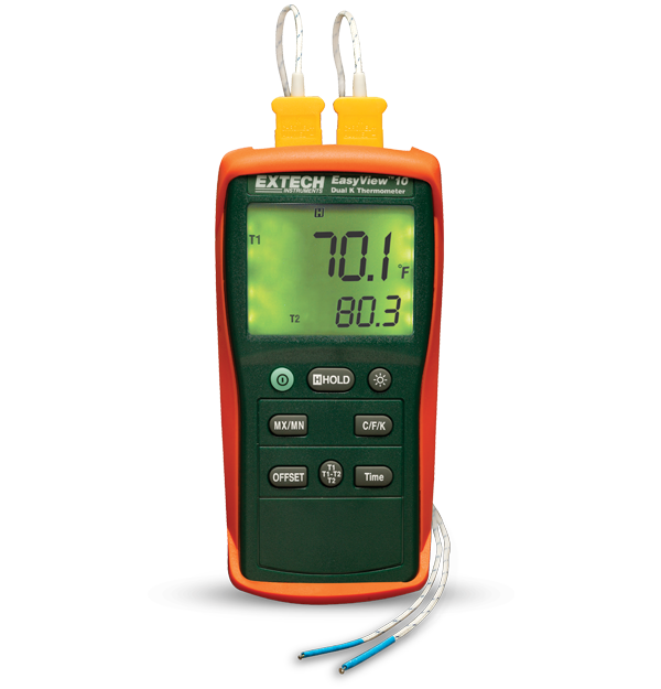 Contact Thermometer EA10 EasyView™ Dual Input Thermometers