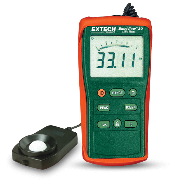 Extech EA30 EasyView™ Wide Range Light Meter
