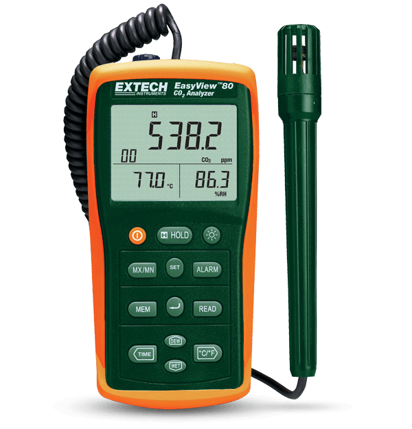 Extech EA80 EasyView™ Indoor Air Quality Meter/Datalogger