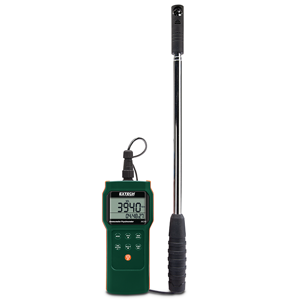 Air Flow Meter AN340 CMM/CFM Anemometer/Psychrometer Datalogger